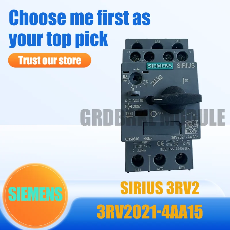 New Original SIMIENS 3RV2021-4AA15  Motor Protection Circuit Breaker