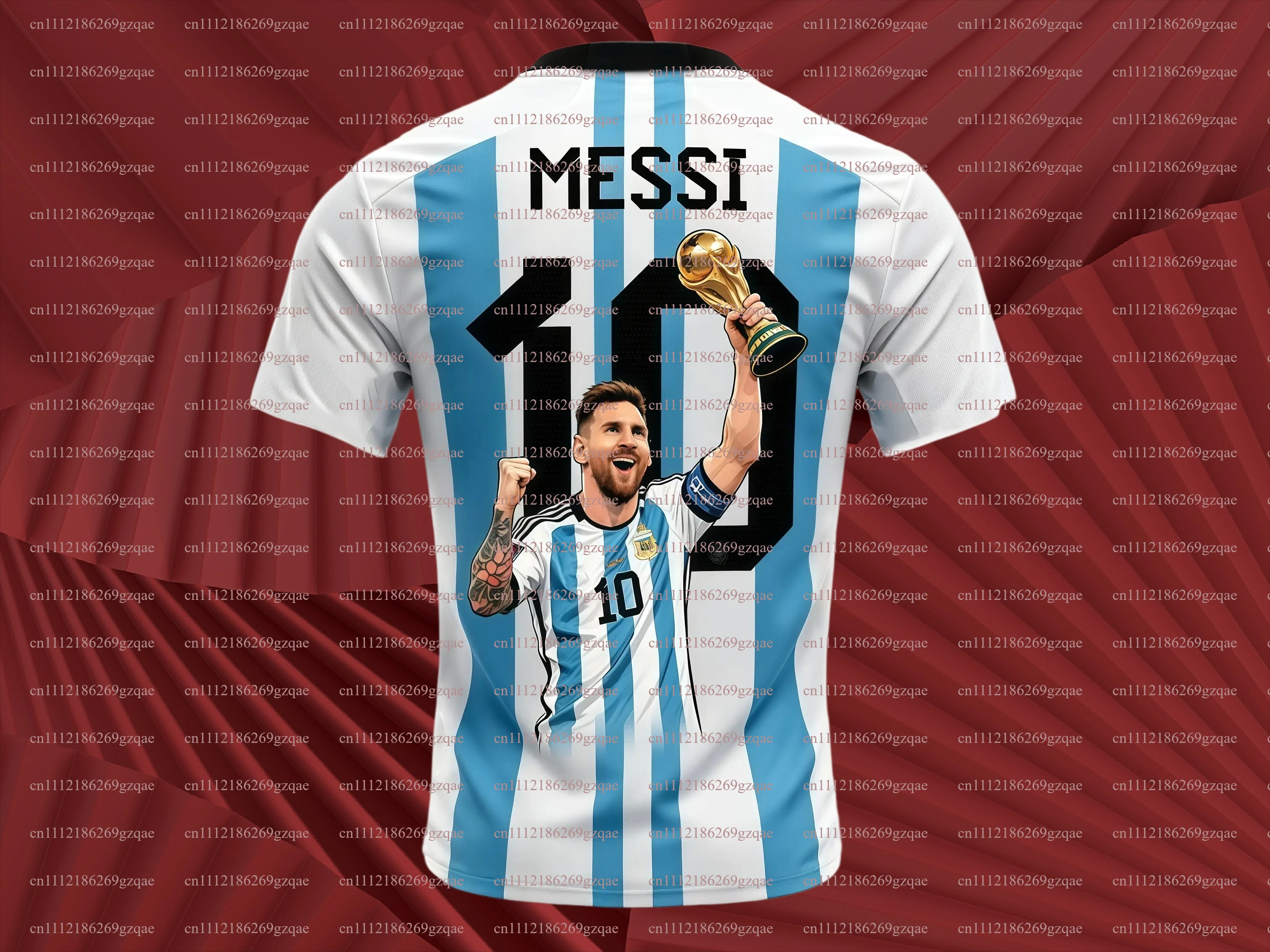 MESSI Collector’s Edition Jersey, 3D Printed Football T-Shirt, Quick-Dry Sports Wear For Football Fans And Outdoor Lovers