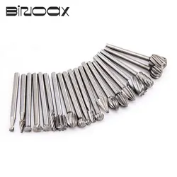 20pcs 3mm Wood Drill Bit Nozzles for Dremel Attachments HSS Stainless Steel Wood Carving Tools Set Woodworking