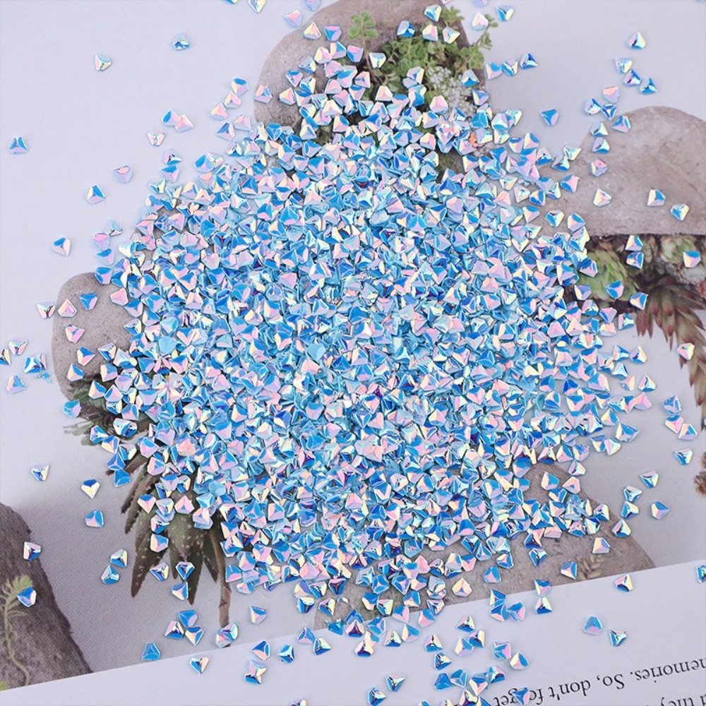 Nagelglitzer-Pailletten, 3D-Blumen-Herz, Nagelflocken-Design, holografische glitzernde Nagel-Pailletten für Frauen und Mädchen, Maniküre, DIY-Dekoration