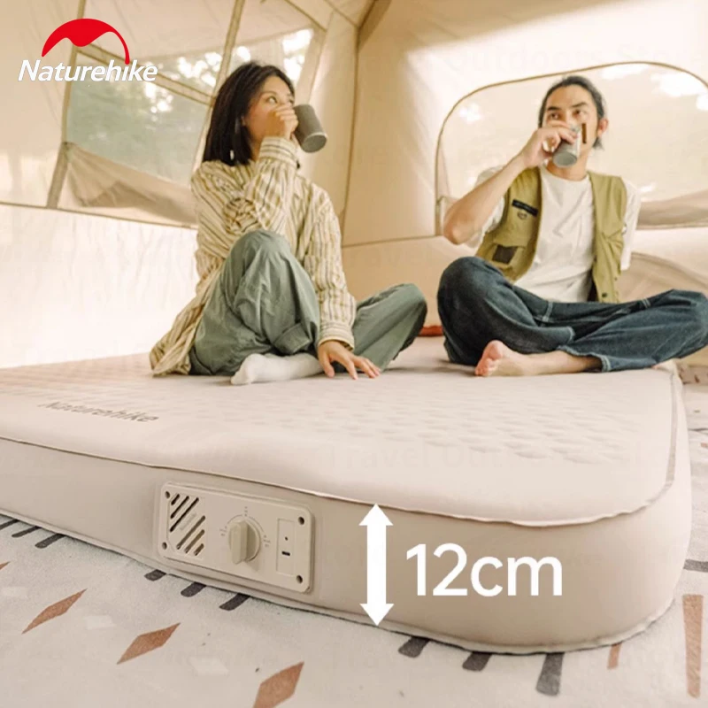 Naturehike C12 Inflatable Matrees Ultralight Portable Self-inflating Mat Double Outdoor Travel Sleeping Pad Air Mat 1 2 Person