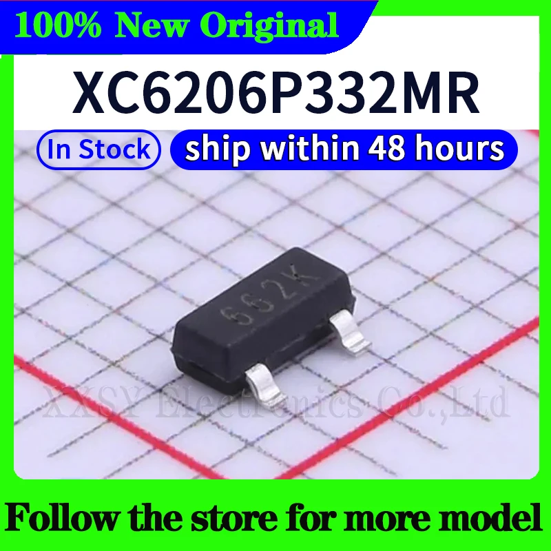 

XC6206P332MR In stock 48 hours ship