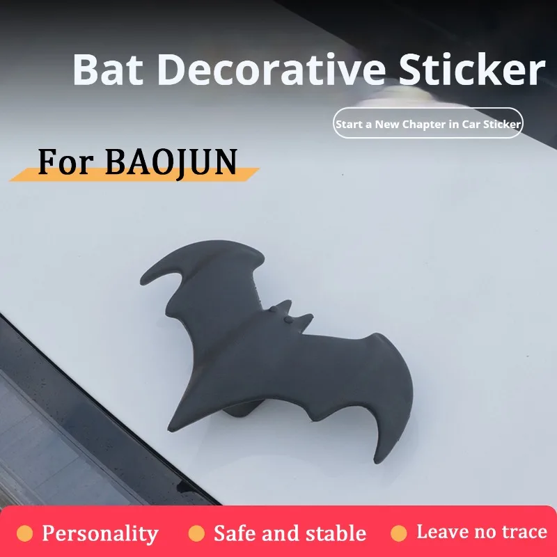 For Baojun 310 330 360 510 530 560 610 730 Rs-3 Rc-5 Rm-5 Genuine 3D Bat Stereo Car Sticker Hatchback Car Car Roof Decoration