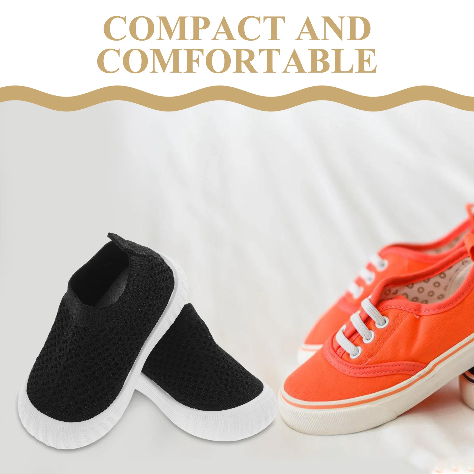 زوج واحد من أحذية المشي للأطفال الصغار، نعل مرن شبكي يسمح بمرور الهواء، أحذية مشي أولى مريحة ومرنة للأطفال