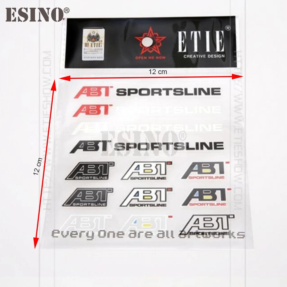 تصفيف السيارة ABT موضوع الزخرفية ملصق حائط من الفينيل مجموعة الإبداعية ملصق مجموعة لأودي ABT A1 A3 A4 A5 A6 A7 TT R8 Q3 Q5 Q7