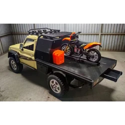 Semi-Trailer Short Trailer Buggy Conversion h-Bucket Kit for RC Cars MN-82