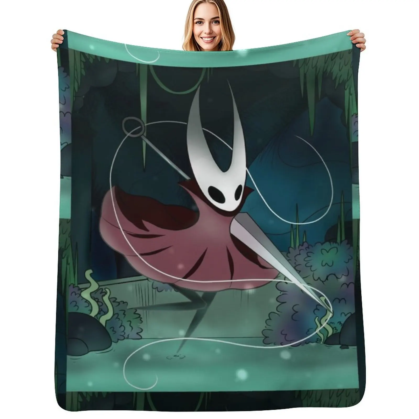 

Hornet - Hollow Knight Throw Blanket Soft Plush Plaid Luxury Moving Decorative Throw Blankets