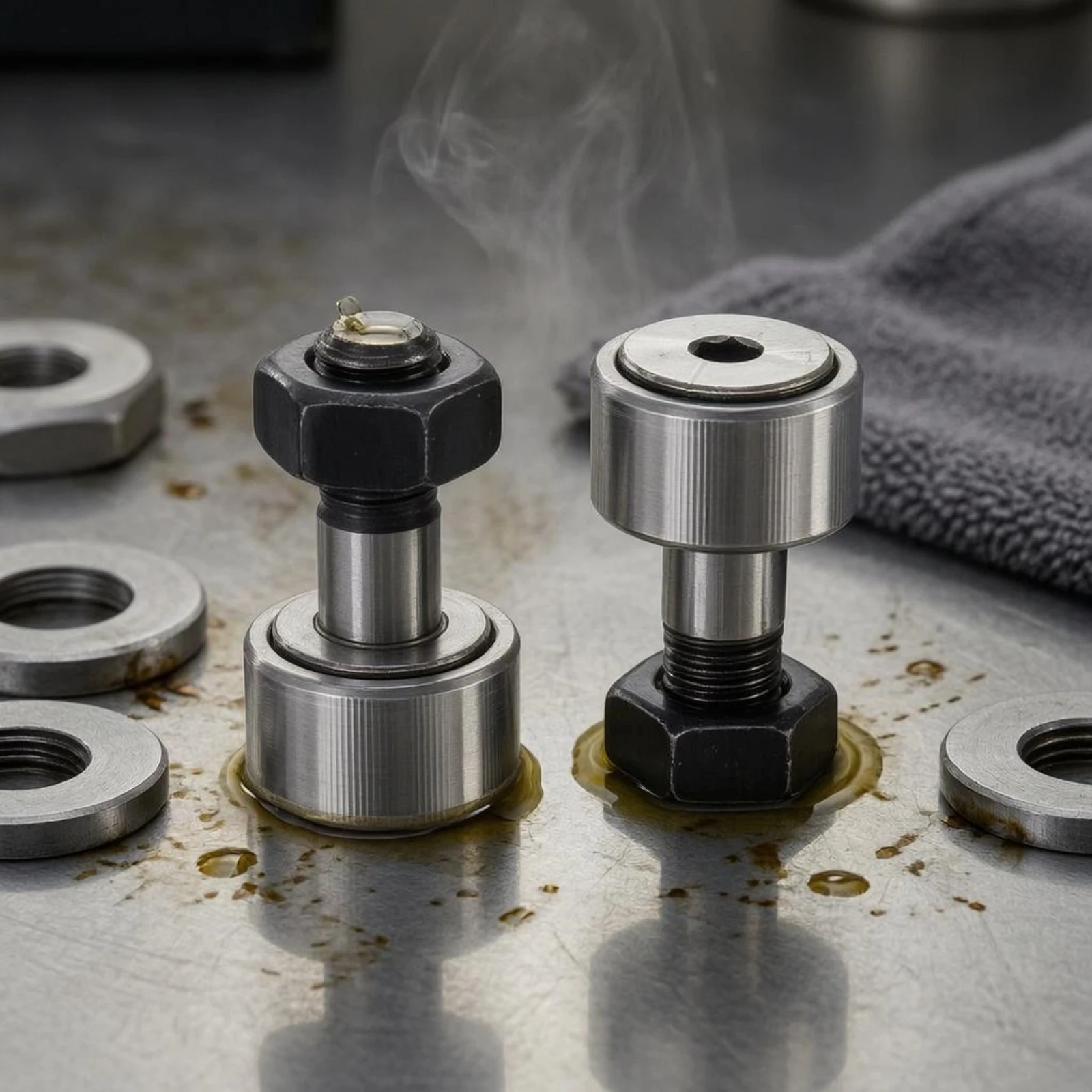 Needle Roller Cam Follower Cylindrical Body Cam Follower Bearing Stud Mounted Roller Bearing Corrosion Resistant