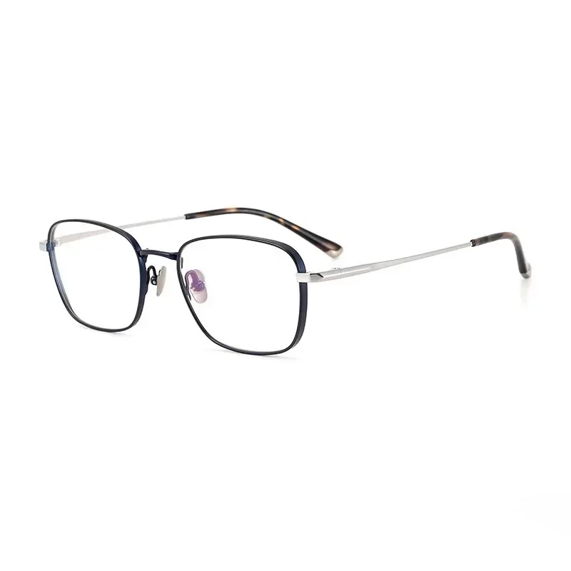 

Japanese handmade pure titanium glasses business men's small mirror frame small face ultra-light full frame square