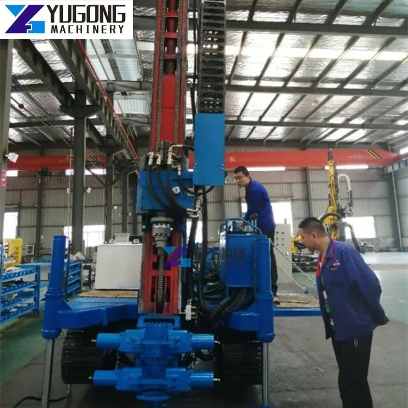 The Cheapest Latest Dth Anchor Drilling Rig Hydraulic Crawler Drilling Rig  Use for Soil Nail /anchor Drilling Rig