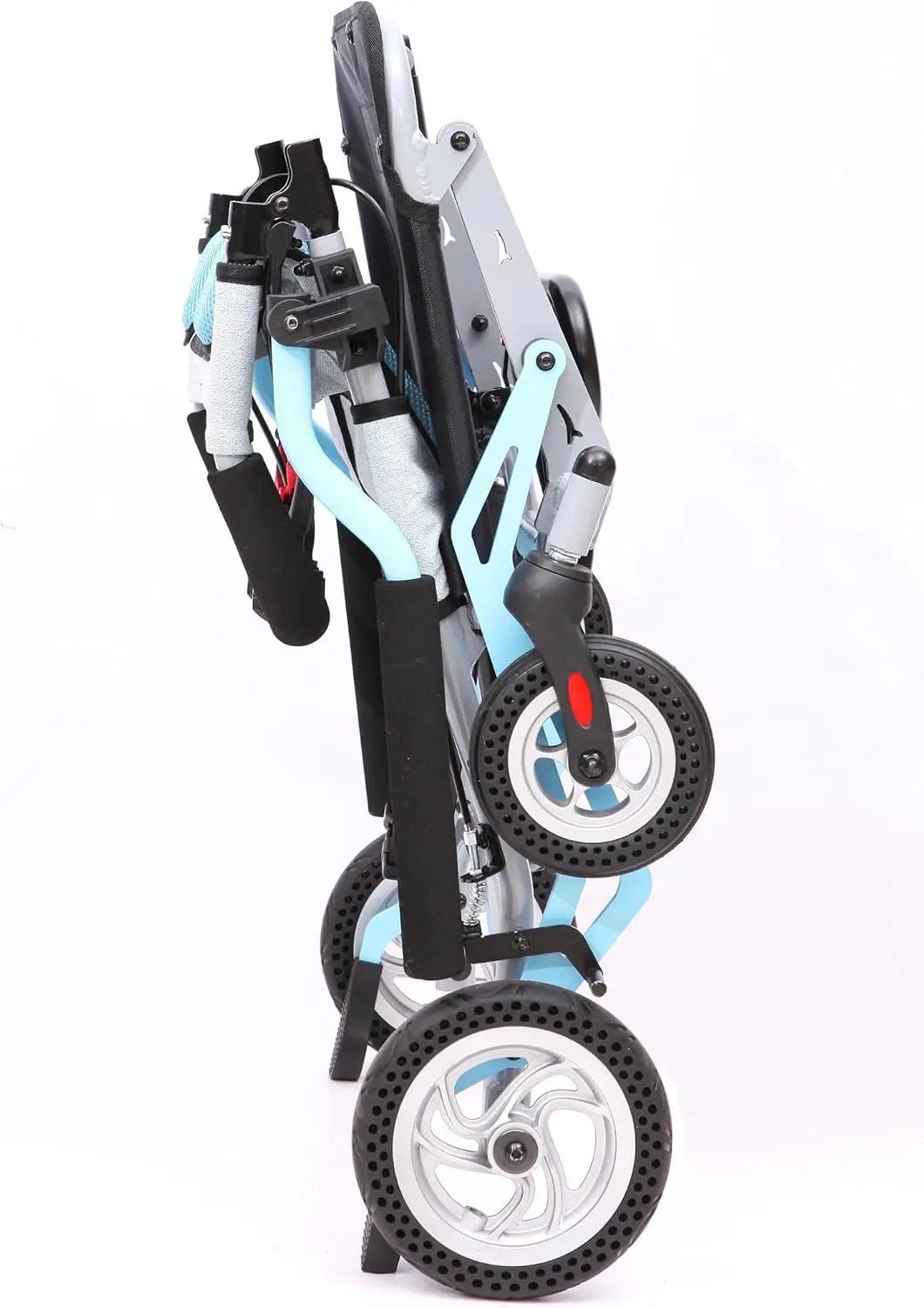 Folding Transfer Chair with Locking Handbrakes
