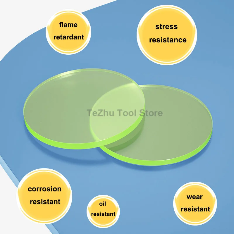 Pad Gasket Padat PU Polyurethane Diameter 5-150mm Lembaran Bundar Bantalan Tendon Sapi Bantalan Peredam Kejut Bantalan Karet