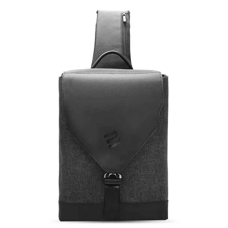 

New Drawstring Men's Anti-theft Chest Bag Waterproof Oxford Crossbody Casual 9.7 Inch Shoulder Bags