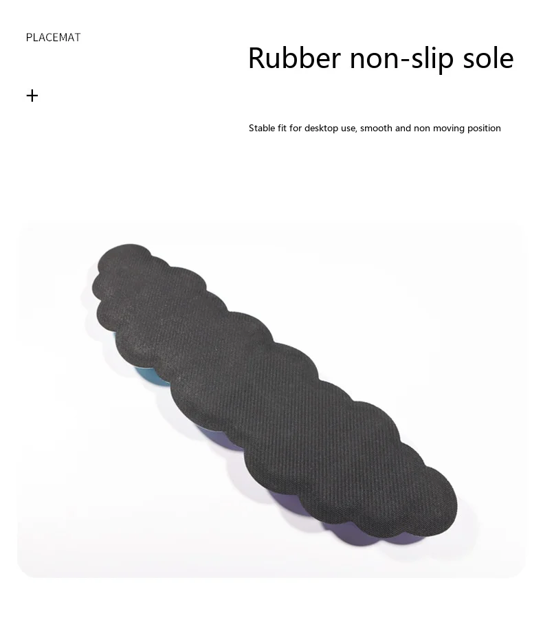 Schaumstoff-Handgelenkauflage-Set, Mauspad, Tastaturunterstützung, ergonomische Schreibtischunterlage für Büro und Gaming, 3 Farboptionen – Detail 4