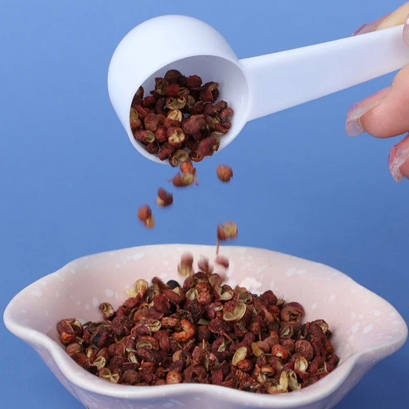 5pcs 10ml 5g PP Measure Spoon Reusable Food Grade Spoons Plastic Measuring Scoop Milk Coffee Teaspoon Milk Powder Spoon Kitchen