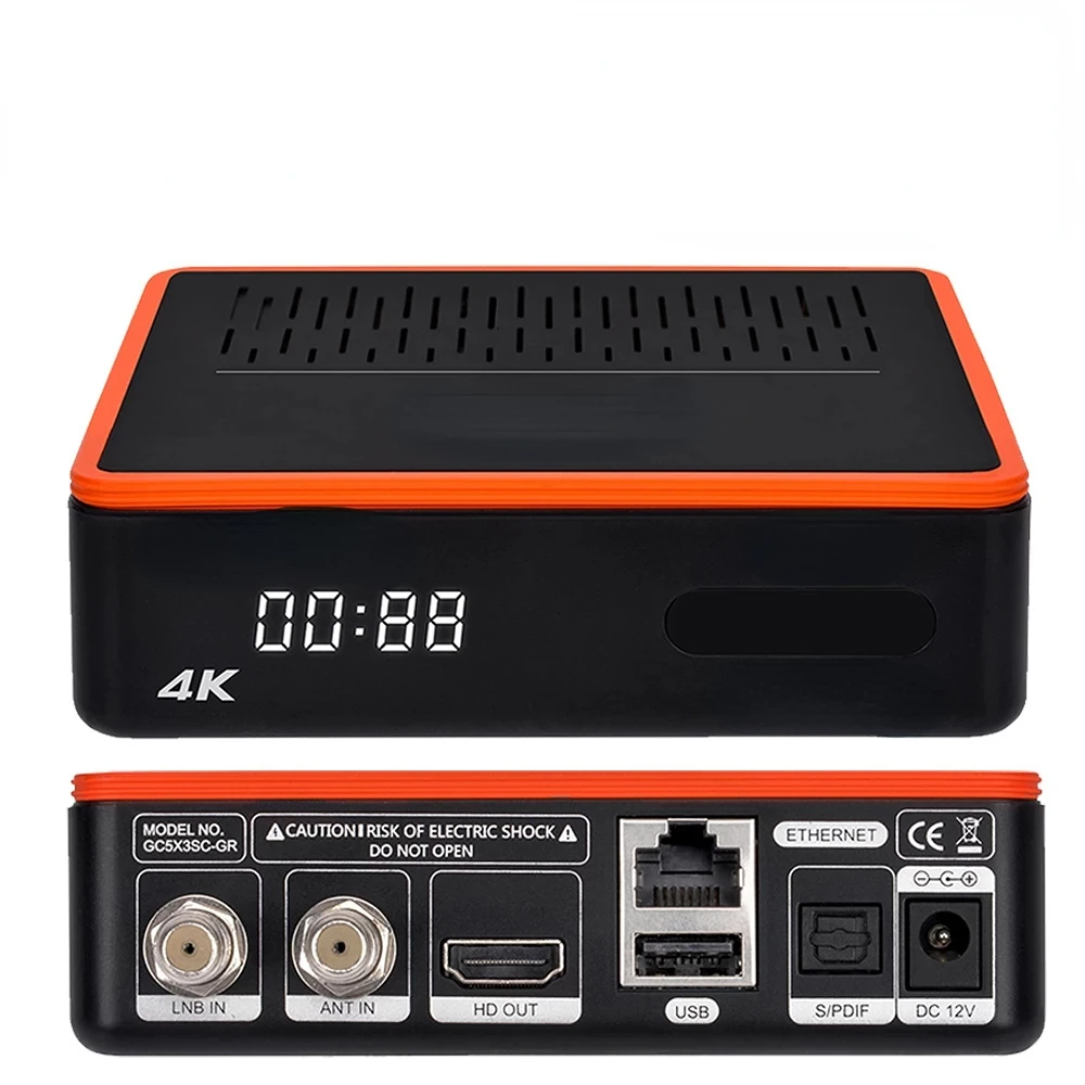 4K HD TV BOX 4:2:3  9.0+DVB-S2X/T2/C Terrestrial Satellite TV Receiver Decoder/  Smart Set Top Box