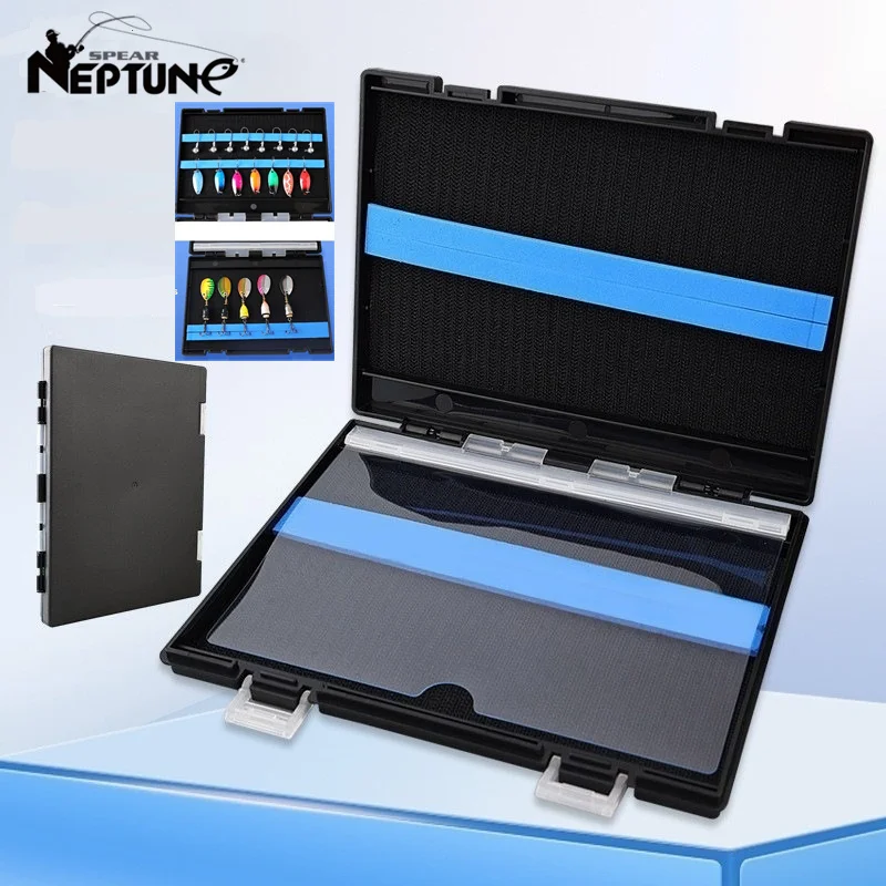 Double Sided Plastic Fishing Tool Box Sequins Spoon Spinner Bait Container Case Lead Hook Crank Hook Storage Organizer Tackle