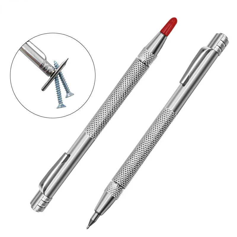 Carboneto de tungstênio Gravura Caneta, Ponta de carboneto, Diamante Scribing Pen, Nib Stylus para Vidro, Cerâmica, Metal Marcação