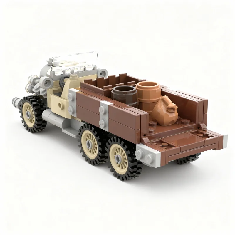 139pcs MOC Adventurers Truck Desert Model Building Blocks Construction Toy DIY Christmas Gift Creative Idea Education Brick Kids - view 5