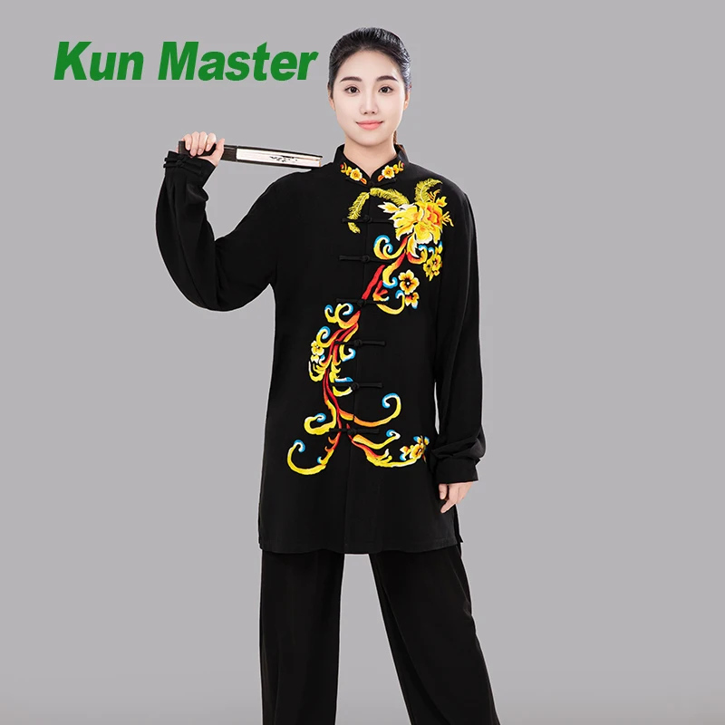 Tai Chi Kung Fu Suit Chinese Traditional Martial Arts Uniform for Women and Men Fluid Drape Breathable & Comfortable