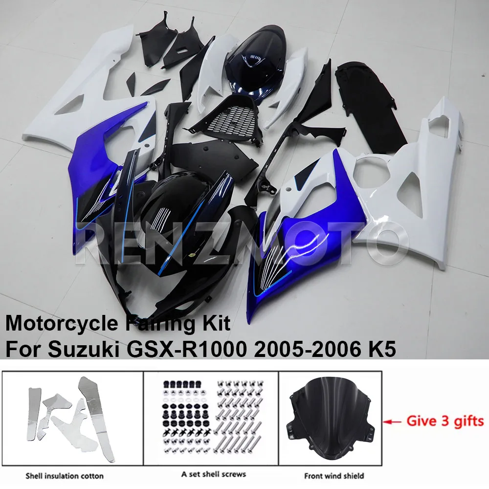 

Motorcycle Set Body Kit Fairing For Suzuki GSX-R1000 2005-2006 K5 K6 GSXR 1000 Plastic Guard Plate Accessories Shell S1005-102a