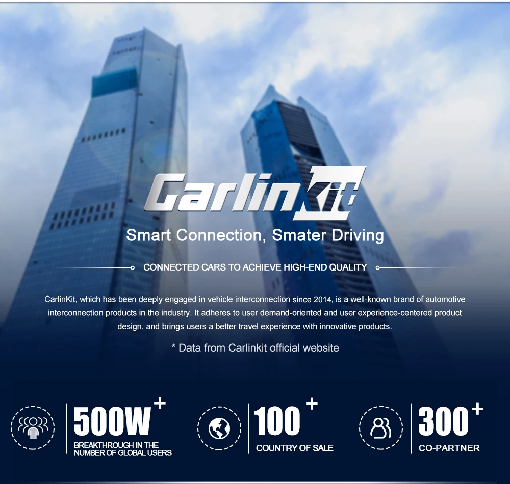 CarlinKit CarPlay Ai Box Android 13 SM6225 8 Cores 8G+128G Smart Android TV Box Wireless CarPlay Android Auto Support 512GB TF