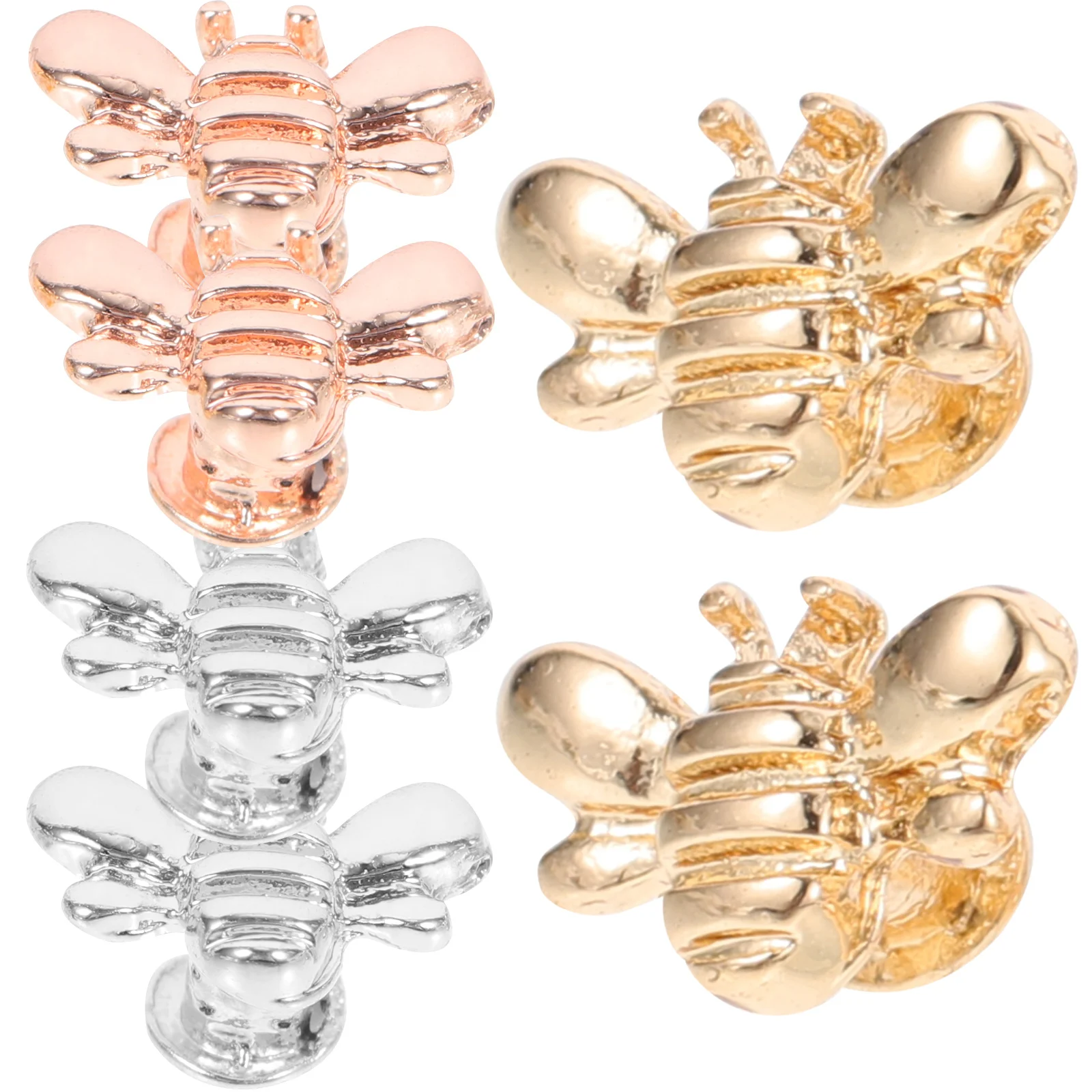 Breloques de bracelet de montre à boucle décorative abeille, 6 pièces, breloques pour décorations de bracelet de montre, accessoires robustes et durables à la mode