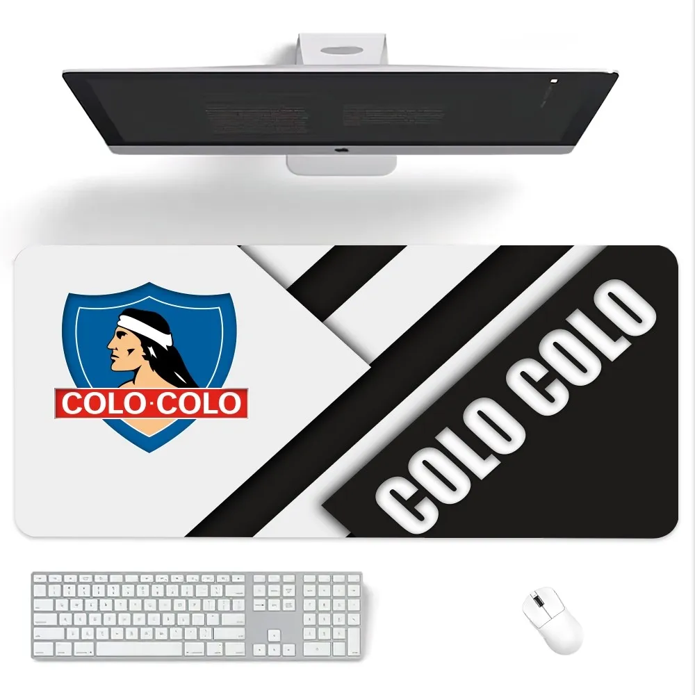 Club Socialy D-Deportivo Colo-Colo Mouse Pad Computer Laptop Gaming Office Wrist Guard Non Slip Keyboard Pad