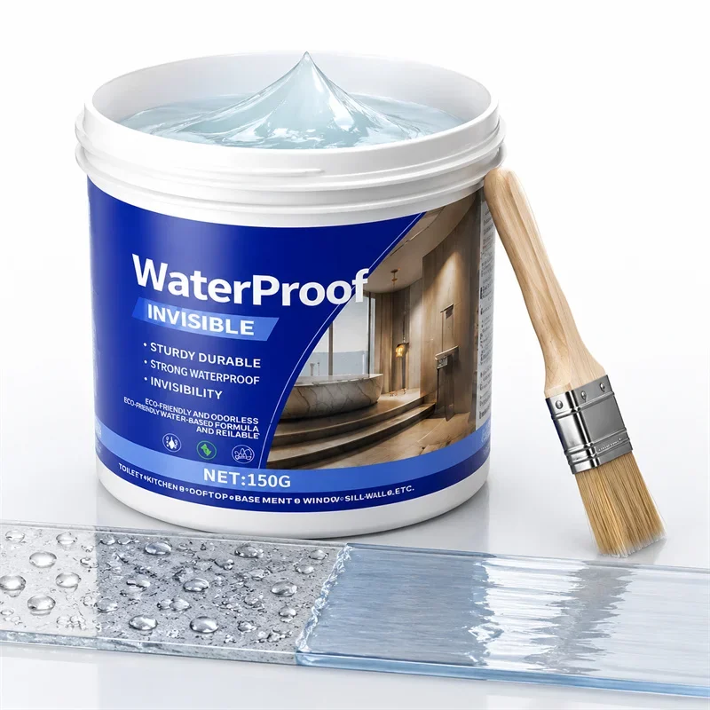 Nano leak proof coating, crystal transparent sealant, ultra invisible transparent waterproof sealant