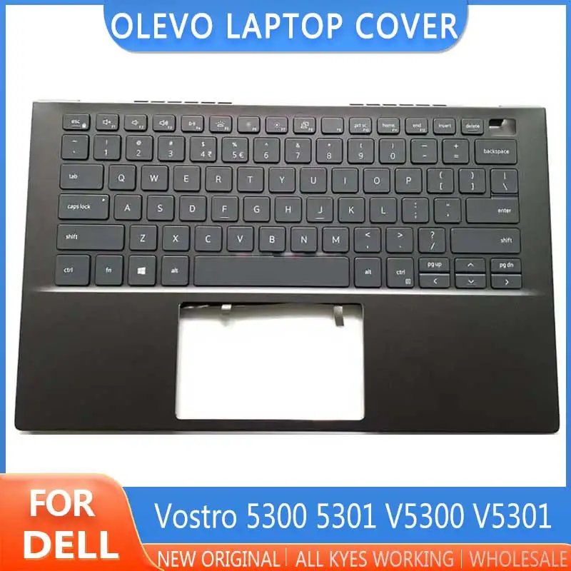 

New Original For Vostro 5300 5301 V5300 V5301 Laptop Palmrest Case Keyboard US English Version Upper Cover