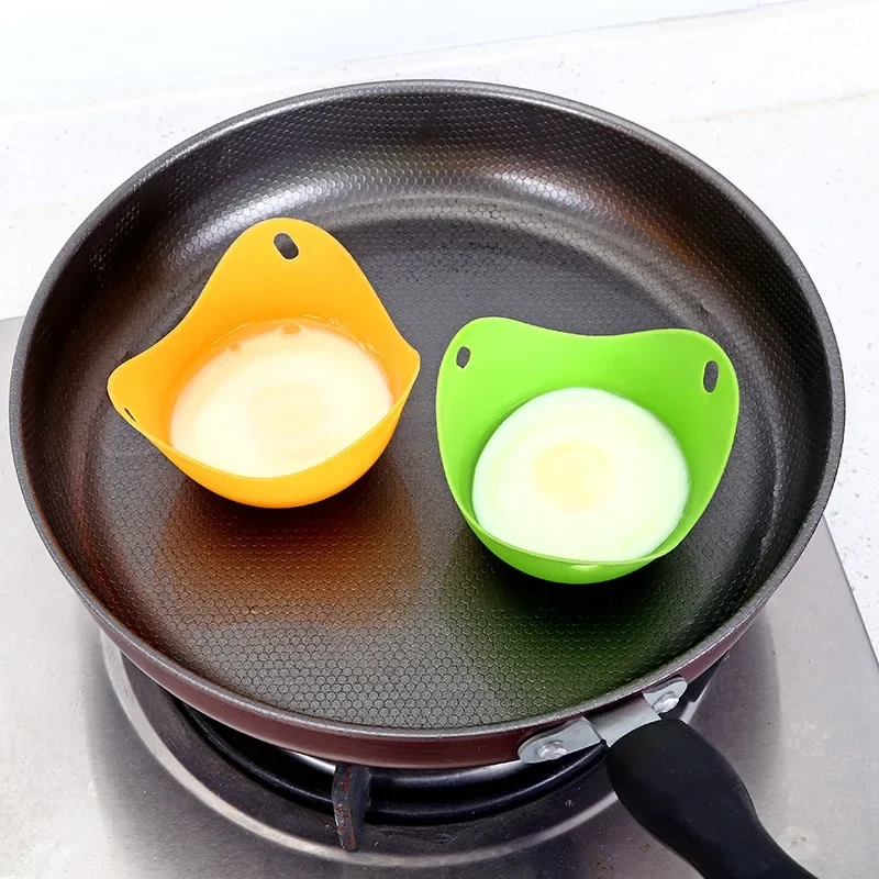 1/4 Pc Hohe Temperatur Silikon Eierkocher Warme Kreative Silica Gel Eierkocher Egges Dampfer Eier Halter Eier küche Kochen