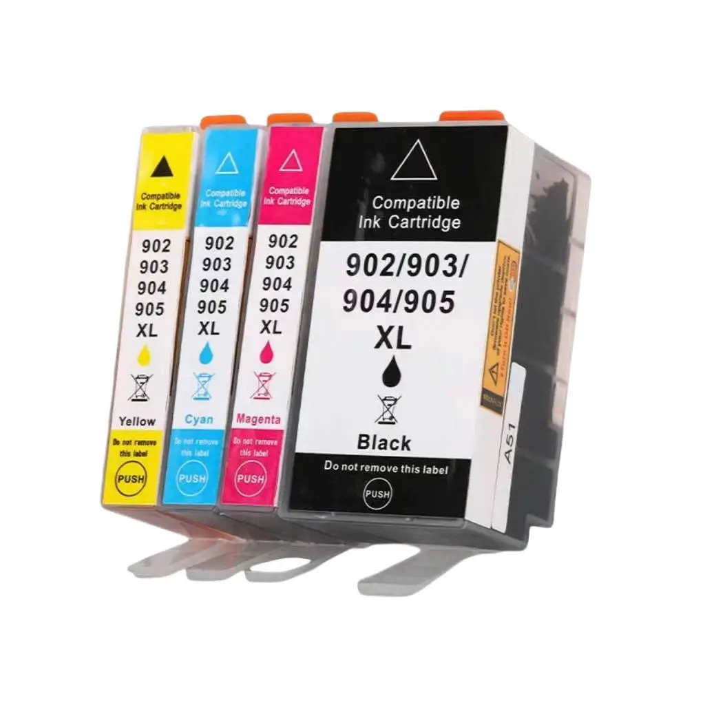 

Совместимый картридж HP902 HP903 HP904 HP905 OfficejetPro 6950 6960 6970 HP902 6954 6960 6961 6964 6965 6966
