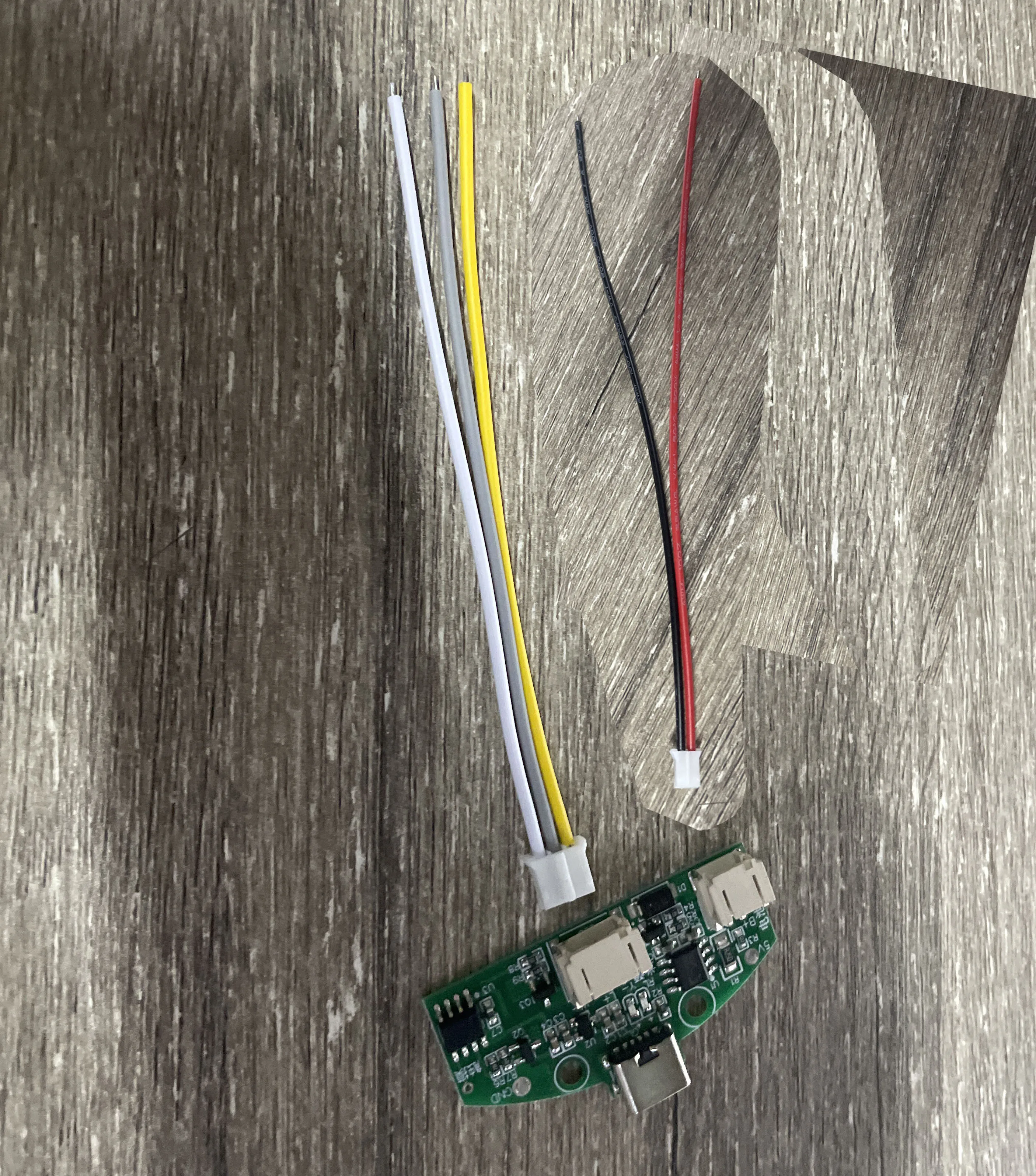 1set circuit board +Battery connection cable+Light source connection line