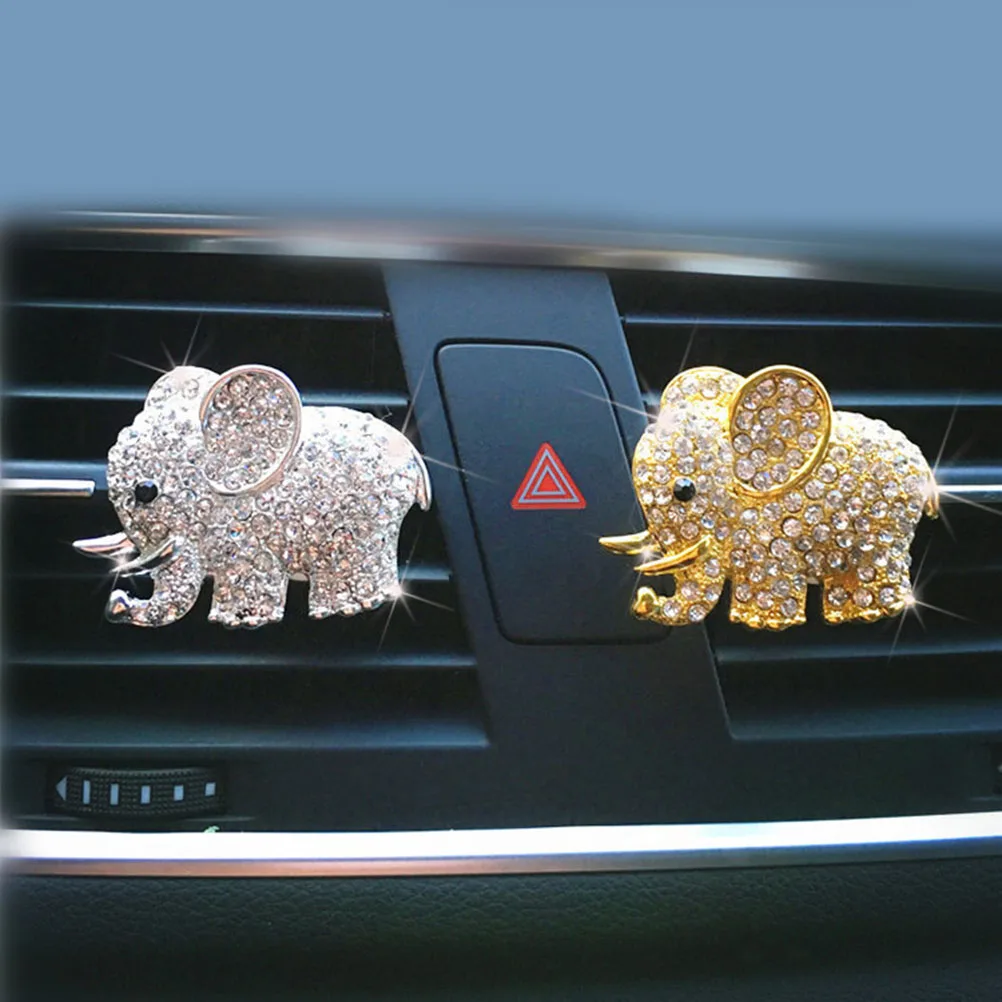 

1pc Perfume Clip Premium Metal Air Freshener For Car Vent Car Perfume Clip No Gold Color