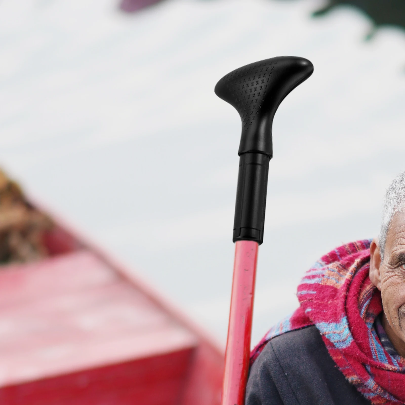 Kayak Paddle Stable Handle Non-Slip Paddle Handlebar Protective Grip Head Anti-Skid Breathable Kayak Accessories