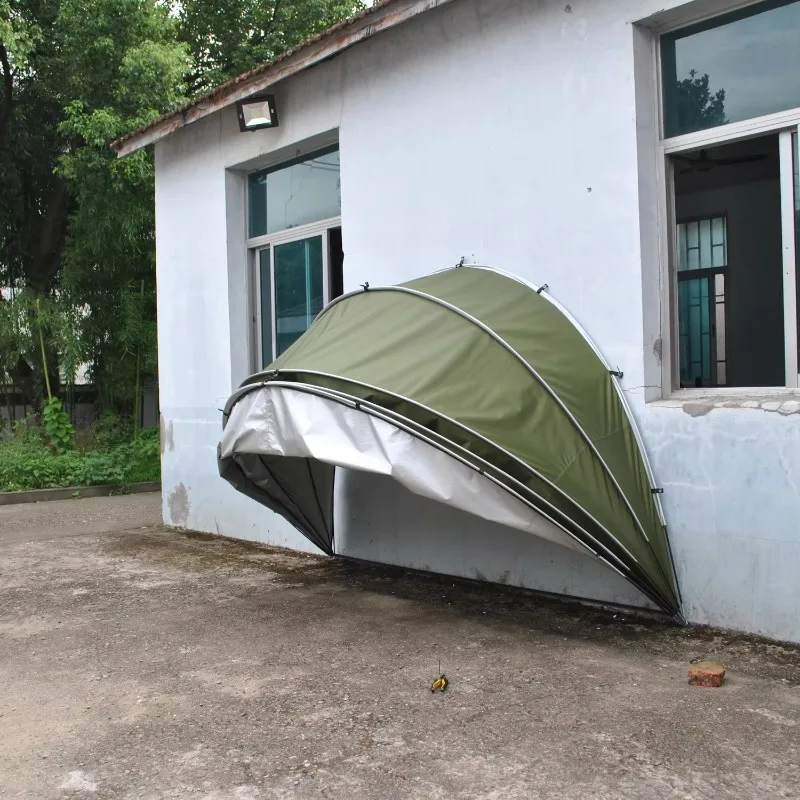 YTYIN Portable Outdoor Multi-Functional Square Dust Canopy Rainproof Polyester Four-season One Bedroom Tent 200x168cm Bicycle