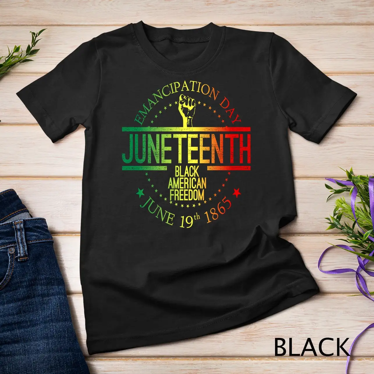 Juneteenth African American Freedom Black History June 19 T Shirt Sweat