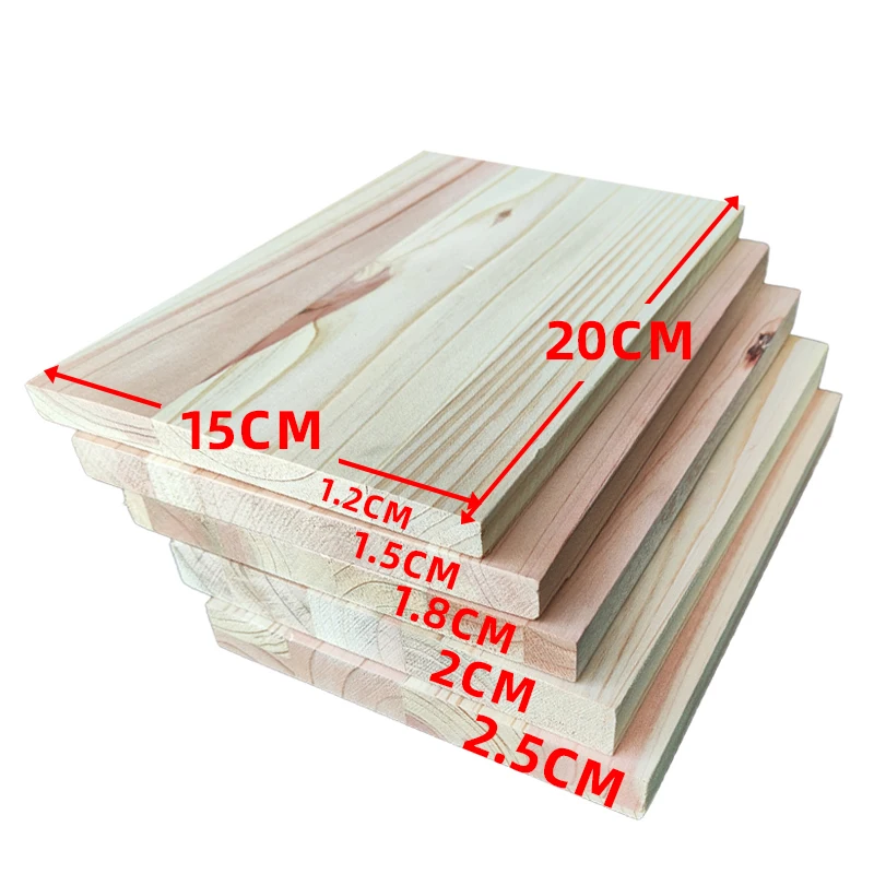 Bright Creations Unfinished Wood Blocks for Art and Crafts,  Wooden Coasters Crafts Coasters for DIY Architectural Models Drawi