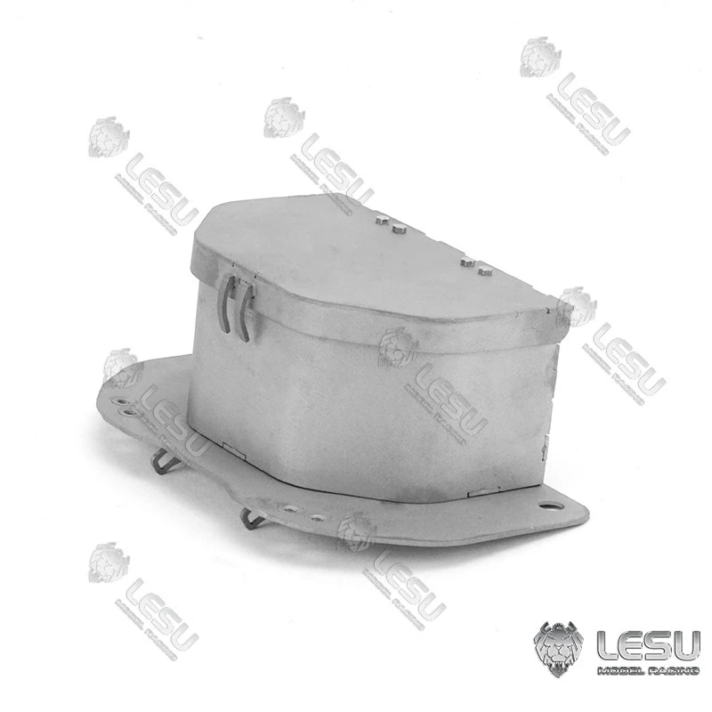 LESU 1/14 Hydraulischer Kleiner Gabelstapler Edelstahl-Schweißwerkzeugkasten RD-A0007-G LKW DIY Zubehör Spielzeug – Detail 6