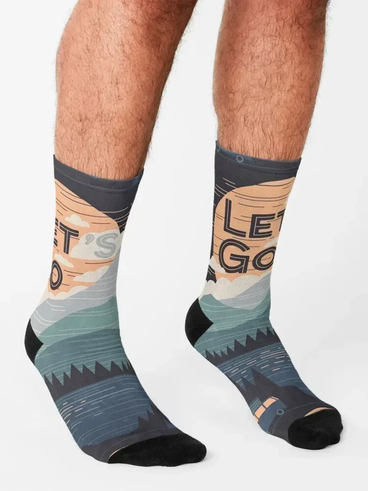 Let's Go Socks valentine gift ideas gym hiking Argentina Socks For Girls Men's