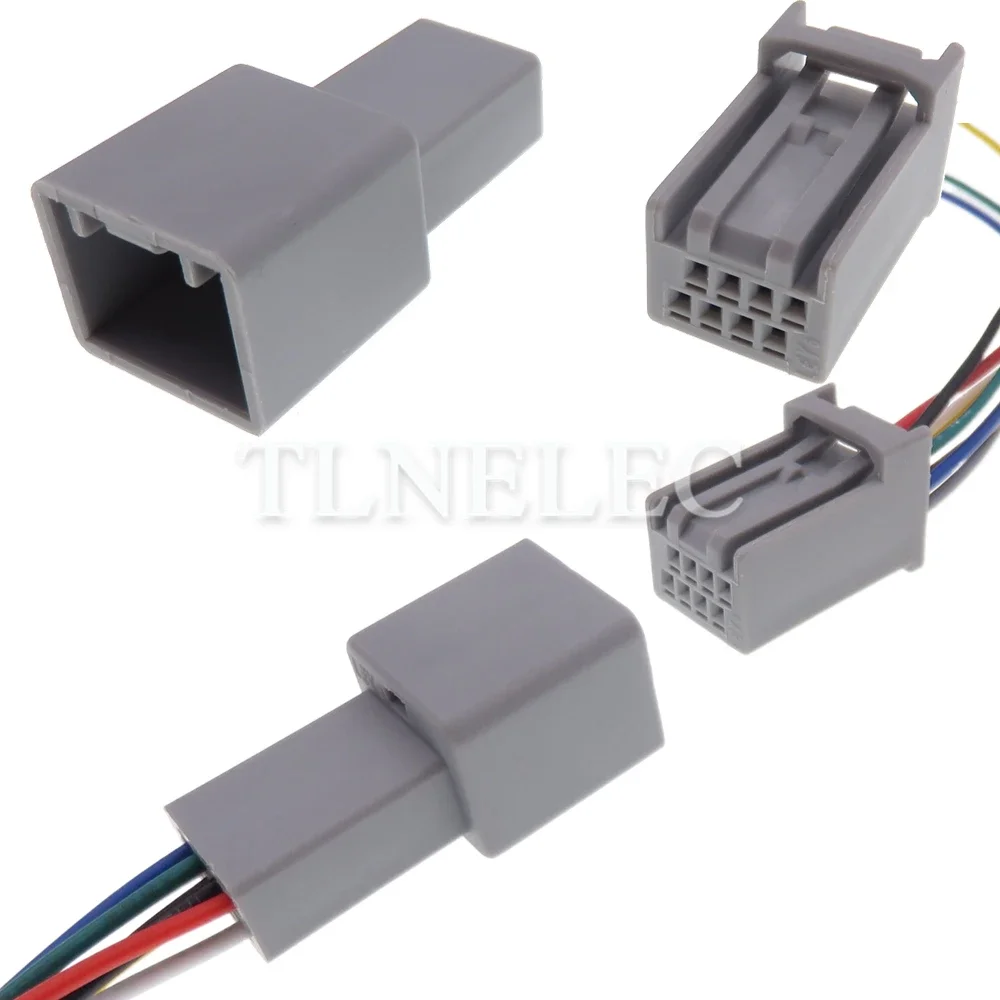 8 Pin Way Car Wire Cable Connector with Wires Miniature Auto Low Current Unsealed Sockets MX34008SF1