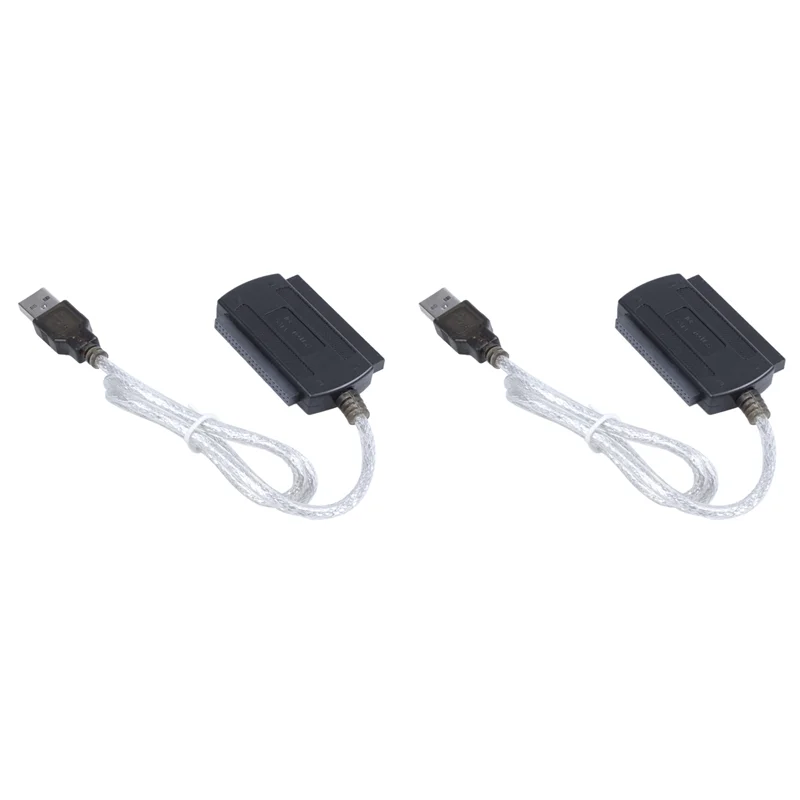 QWE-2X USB 2.03.52.5 IDE SATA Hard Disk Drive HDD Converter Cable Adapter Black