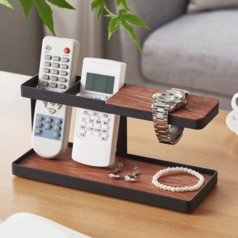 Desktop Couchtisch Rack Uhr Handy Fernbedienung Lagerung Rack Home Desktop Storage Rack Organizer B Einfach Zu Bedienen