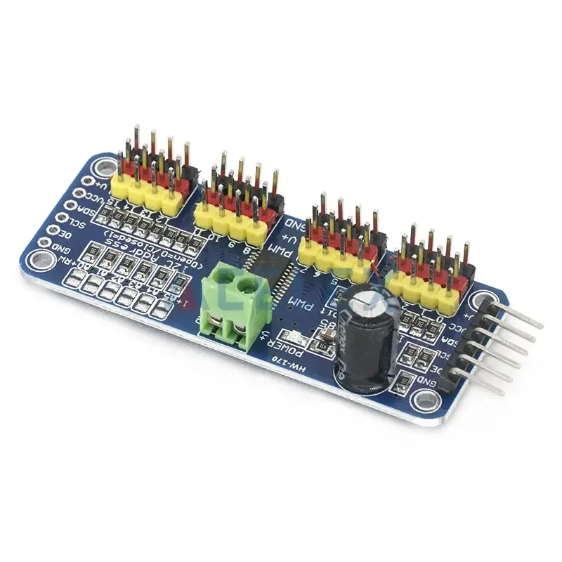 16 Channel 12-bit PWM/interface de Driver-I2C servo PCA9685 module pi bouclier module servo bouclier
