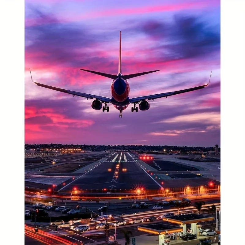 

Пазлы с изображением приземленного самолета (500/1000/1200/2000 элементов) – семейные игры для игровой комнаты, спальни, подарки, декор для дома