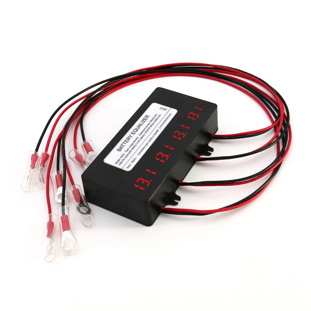 ANGUI 12/24/36/48 V HC02 Touch-Schalter-Batterien Spannungsausgleich 10 A Batterie-Equalizer Aktiver Blei-Säure-Batterie-Controller