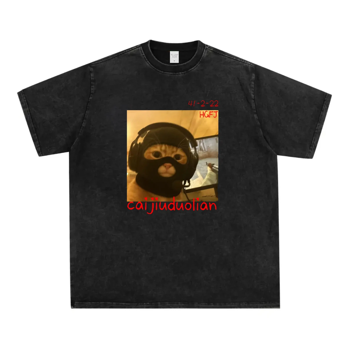 

The Key To Improvement Lies in Consistent PracticeSummerNew Cute CatPrinted CottonComfortable T-shirt The Best Choice for Young