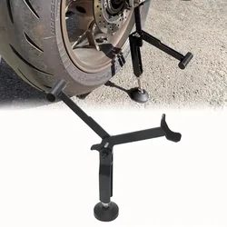 Motorcycle Foldable Lift Stand - Heavy Duty Support Crane Frame with Upgraded Armrests