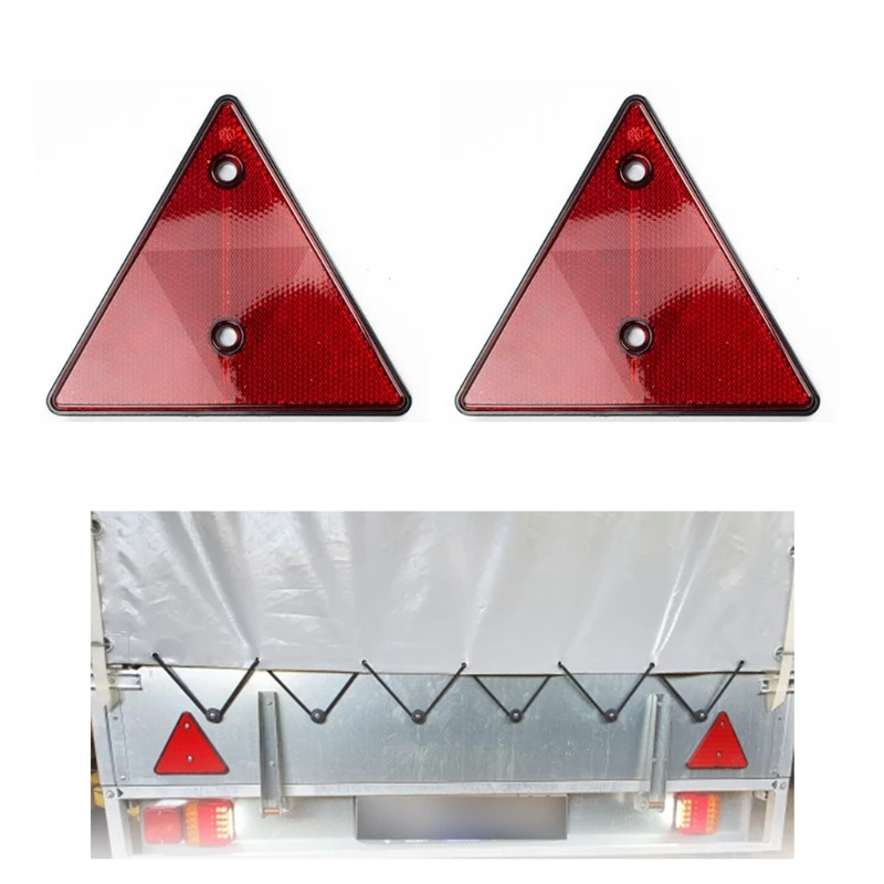 Reflective Trailer Triangular Reflectors Warning Signs for Heavy Vehicles