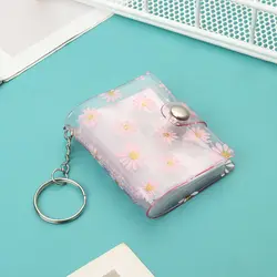 2 Inch Photo Album PVC Sequins Transparent Sticker & Name Card Holder 20 Pockets Photo Holder Business Card Bag Mini Photo Holds